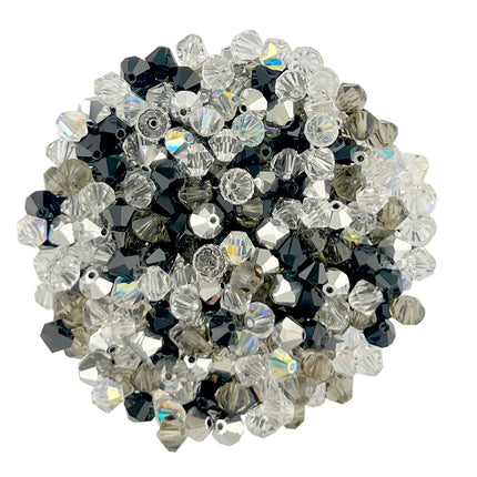 5mm Classic Mix Preciosa Crystal Bicone Beads Qty.100