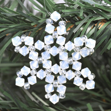 Snowflake Kit White Opal 5mm