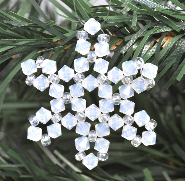Snowflake Kit White Opal 5mm