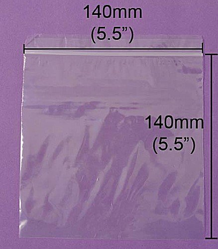Resealable Grip Seal Bags 5.5 x 5.5 inches