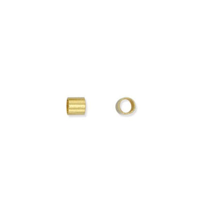 2mm Gold Fill Crimp Tube