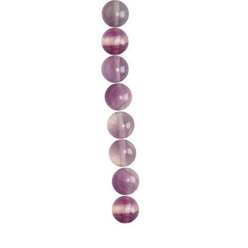 6mm Round Fluorite Semi-Precious Beads