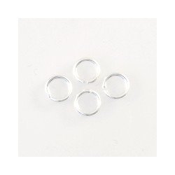 6mm Jump Ring Silver Plated