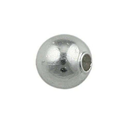 6mm Spacer Bead Silver Plated