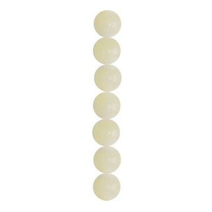 6mm Round Mother of Pearl Semi-Precious Beads
