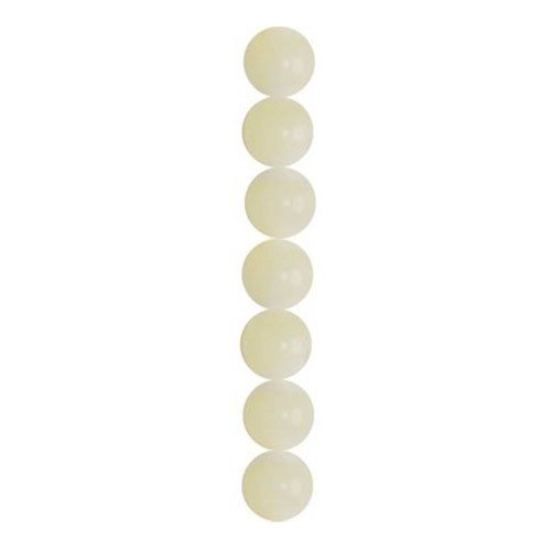 6mm Round Mother of Pearl Semi-Precious Beads