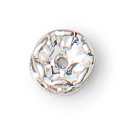 8mm preciosa crystal silver plated rondelle
