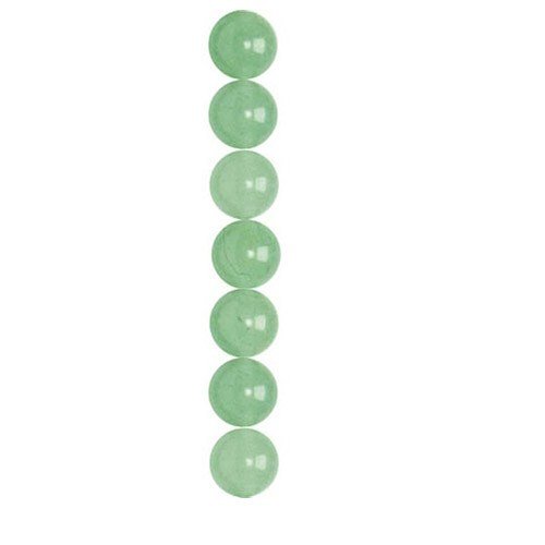 6mm Round Green Aventurine Semi-Precious Beads