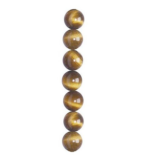 6mm Round Tiger Eye Semi-Precious Beads
