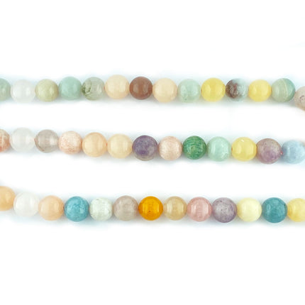 8mm Natural Mixed Semi-Precious Beads