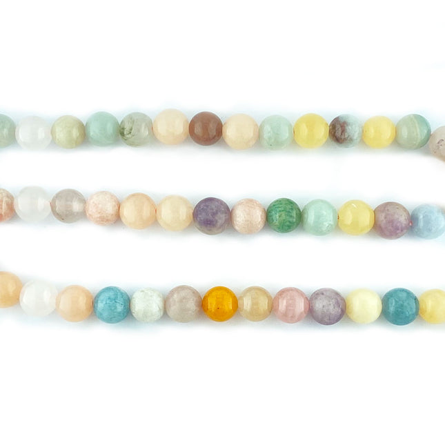 8mm Natural Mixed Semi-Precious Beads