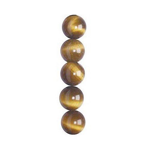 8mm Tiger Eye Round Semi-Precious Beads