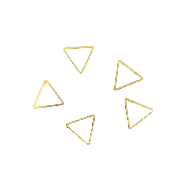 12mm Triangle Connector Gold Plated