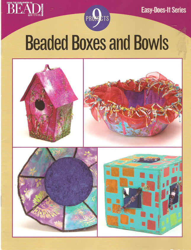 beaded boxes and bowls