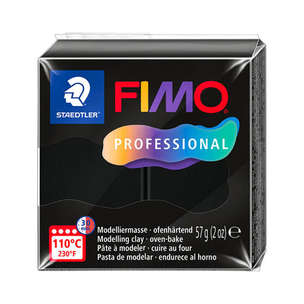 Fimo Professional Black Polymer Clay 57g