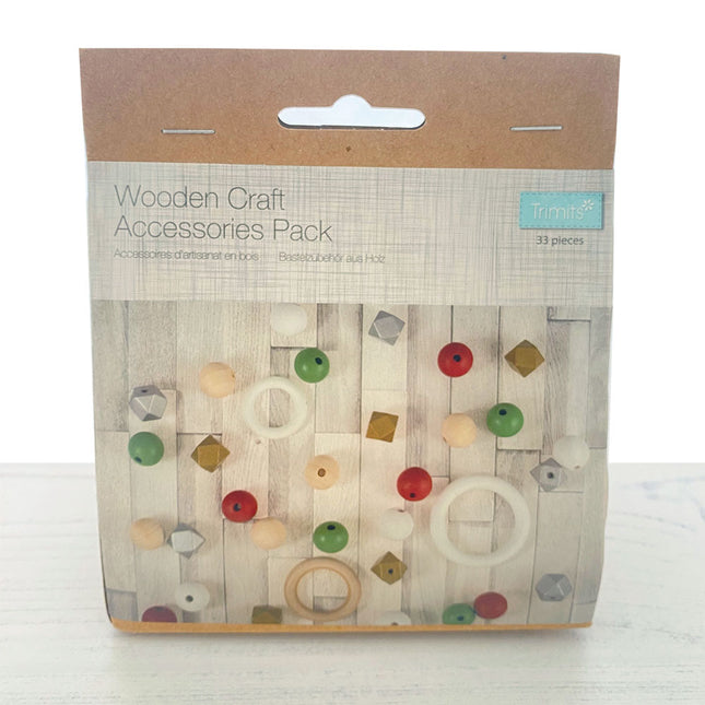 trimits 33 piece christmas coloured wooden macrame accessory pack.jpg
