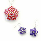 Red Pendant & Purple Earring Kits