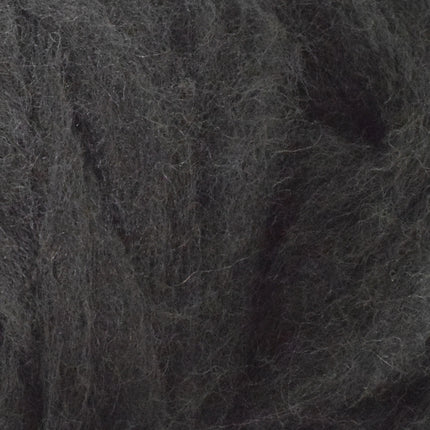 Black Corriedale roving for felting