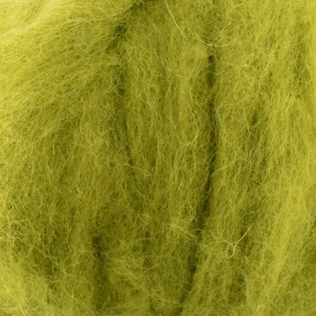 Olive Corriedale roving for felting