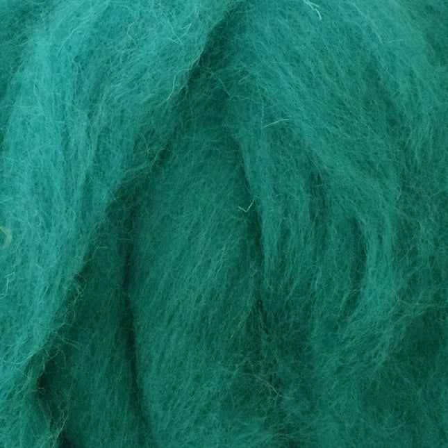 Teal Corriedale roving for felting