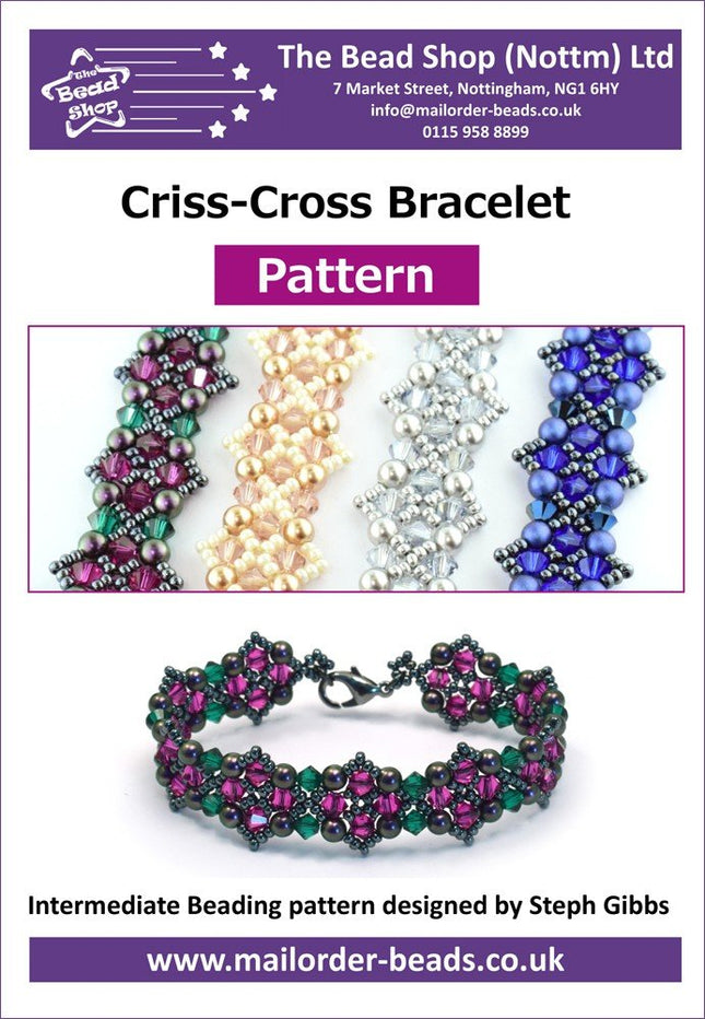 Criss-Cross Bracelet - Pattern