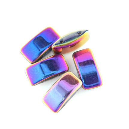 Crystal Sliperit 2 Hole Carrier Beads