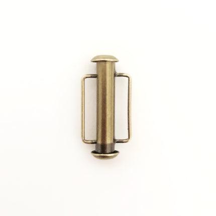 Antique gold slide clasp