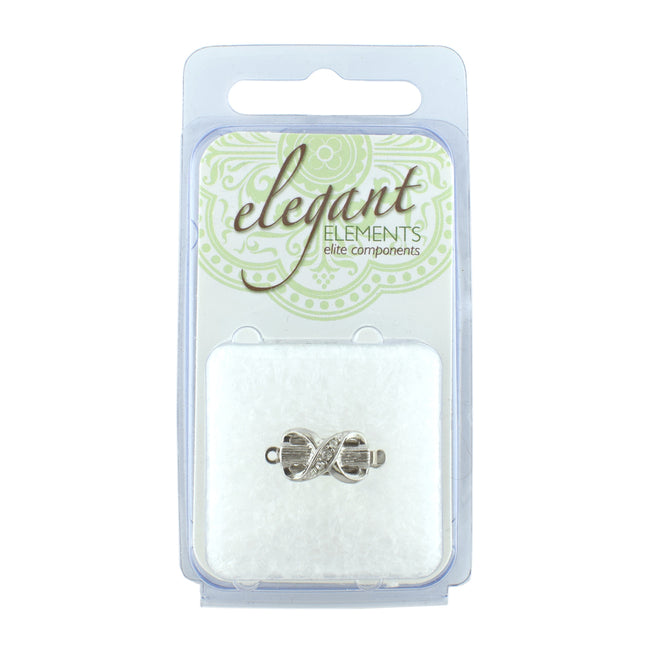 Elegant Elements box clasp silver plated