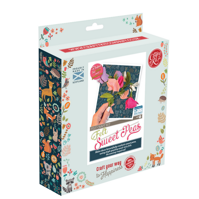 Make Your Own Felt Sweet Peas Kit
