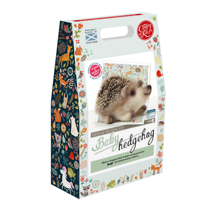 Baby Hedgehog Needle Felting Kit