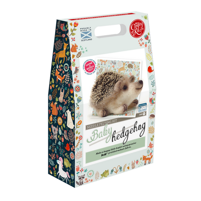 Baby Hedgehog Needle Felting Kit