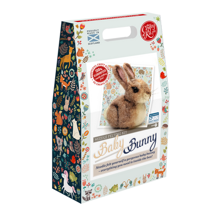 Baby Bunny Needle Felting Kit