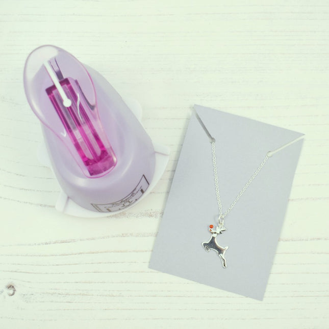 Necklace Corner punch for display