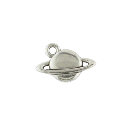 Planet Charm Antique Silver