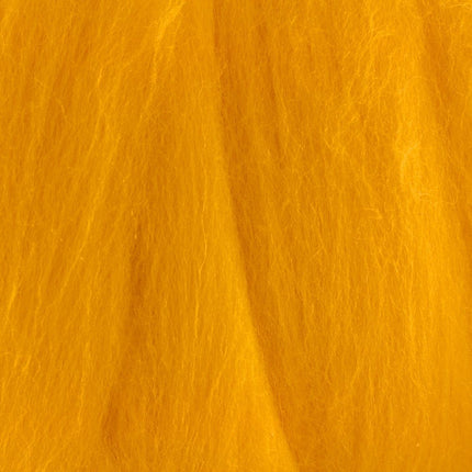 Orange Merino Roving for felting