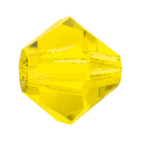 Citrine Preciosa crystal bicone bead