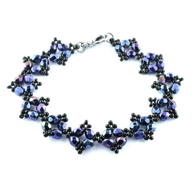 RAW Embellished Bracelet Kit - Iridescent Blue