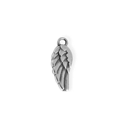 small angel wing pendant charm