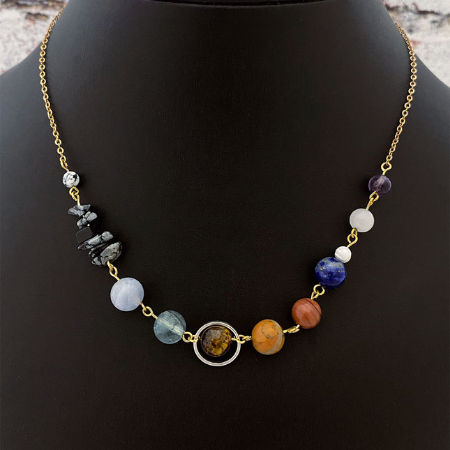 Solar System Necklace Kit – Gold Plated