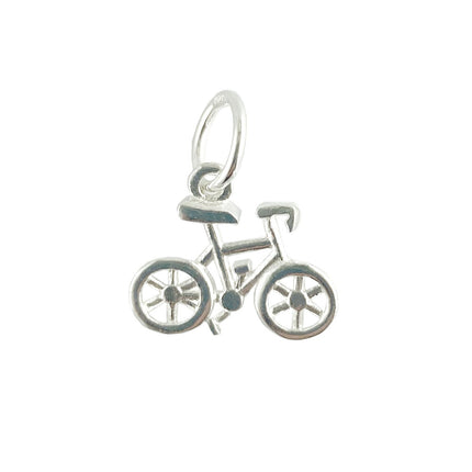 Sterling silver bicycle charm