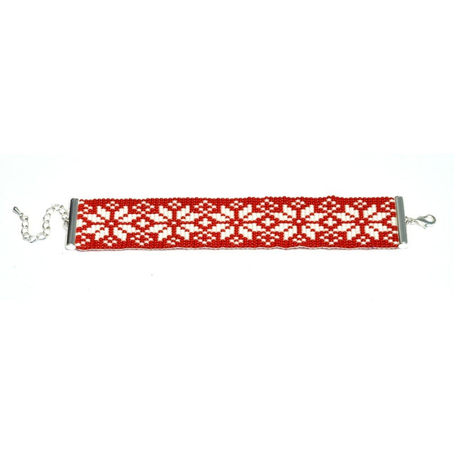 Scandi Snowflake Bead Loom Bracelet Kit