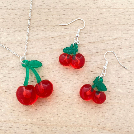 Acrylic Cherry Charms