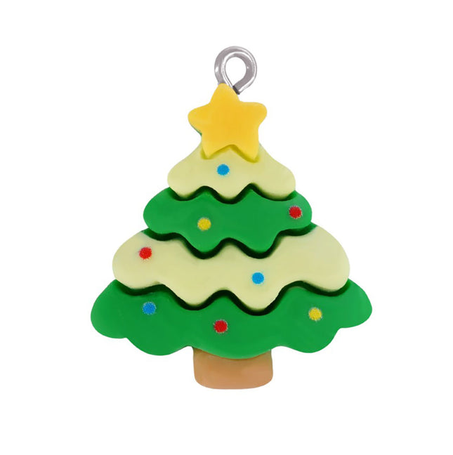 Acrylic Christmas Tree Charm