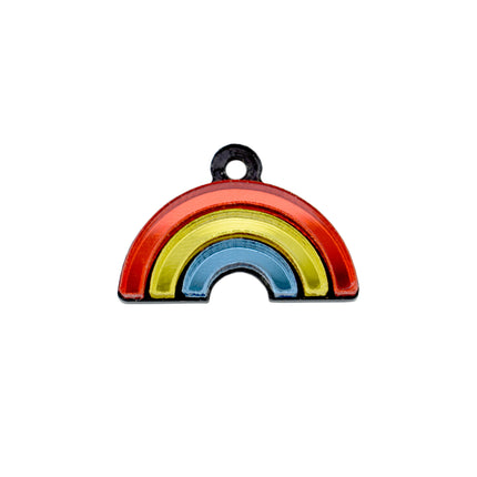 acrylic rainbow charm
