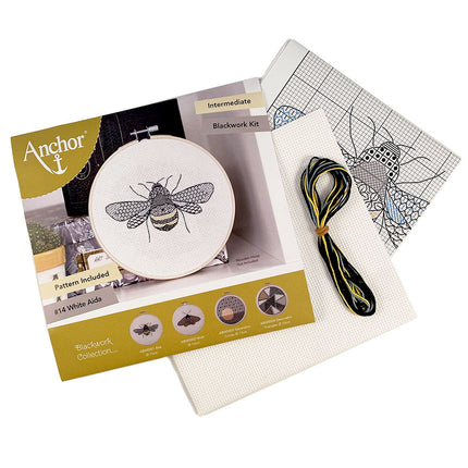 Anchor Blackwork Bee Embroidery Kit