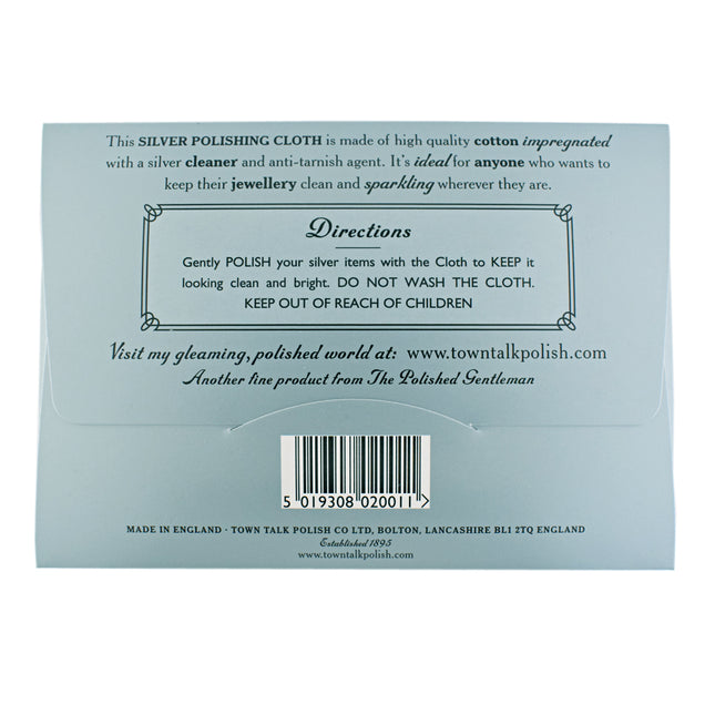 talk town anti-tarnish polishing cloth