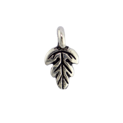 tierracast oak leaf charm