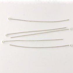 Silver Plated Ball headpin