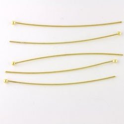Gold Plated Ball headpins