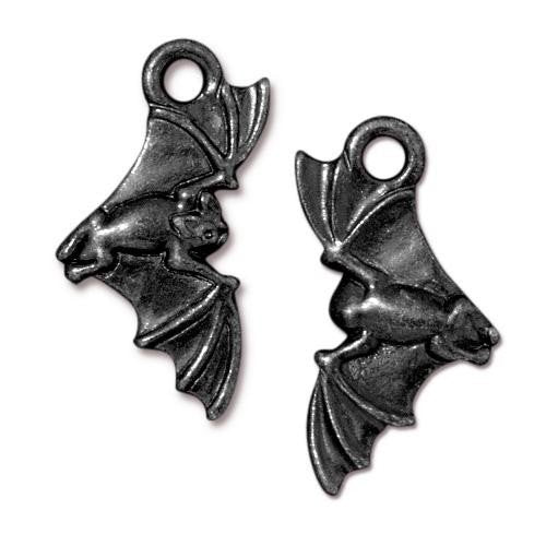 Bat Charm Black